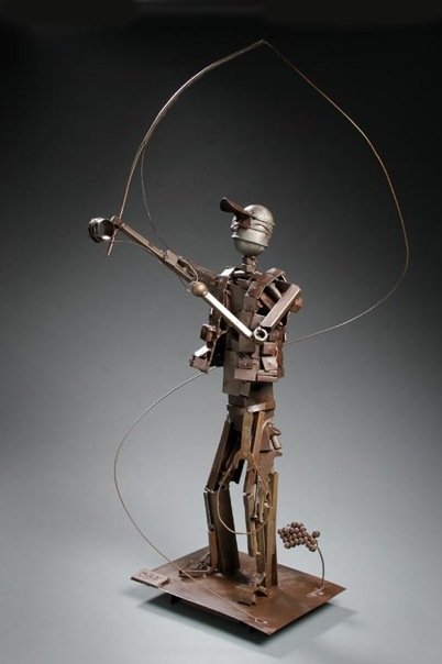 Deveren B. Farley Fishing Sculpture